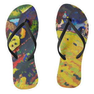 Chinelos Casas Wassily Kandinsky em Murnau. Expressionismo