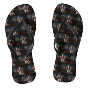 Chinelos Cavalier King Charles Spaniel Halloween Assustador