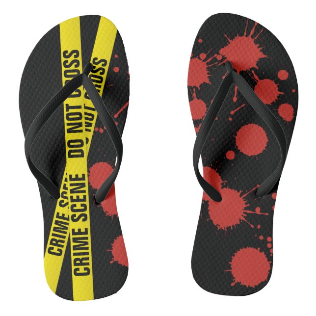 Chinelos Cena do Crime (Pé da cama)
