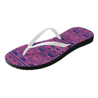 Chinelos Chanclas Manto Andino Azul y Magenta