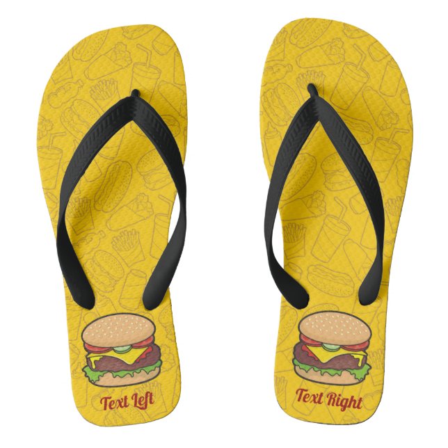 Chinelos Cheeseburger (Pé da cama)