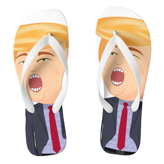 CHINELOS CHINELAS ENGRAÇADAS DO TRUMP (Pé da cama)