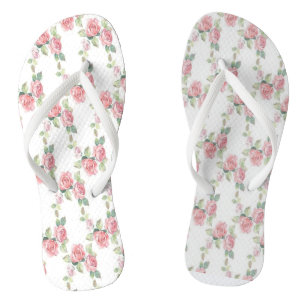 Chinelos Chique Rosa Rosa Floral