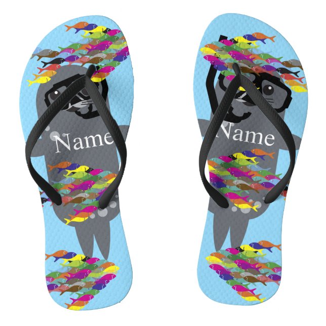 Chinelos Cinza Seal Thunder_Cove (Pé da cama)