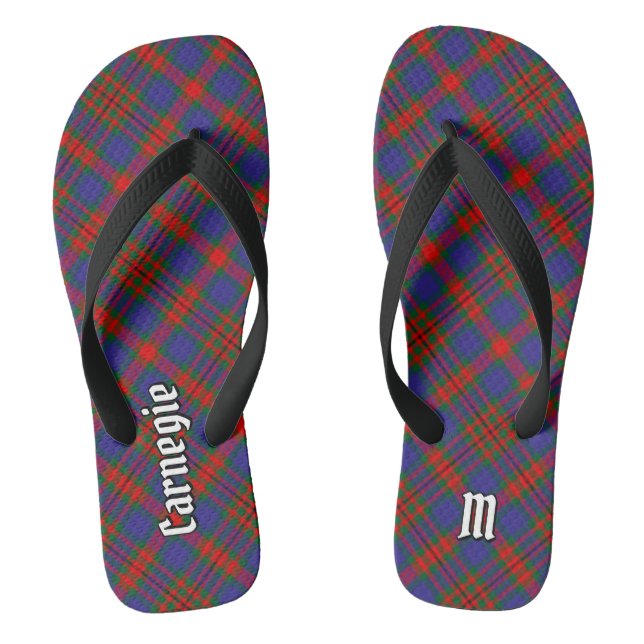 Chinelos Clan Carnegie Tartan (Pé da cama)