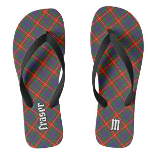 Chinelos Clan Fraser de Lovat Tartan