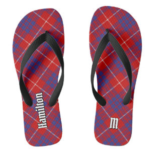 Chinelos Clan Hamilton Red Tartan