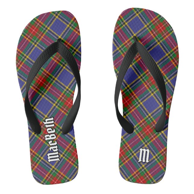 Chinelos Clan MacBeth Tartan (Pé da cama)