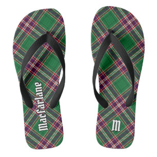 Chinelos Clan MacFarlane Modern caçando Tartan