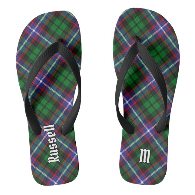 Chinelos Clan Russell Tartan (Pé da cama)