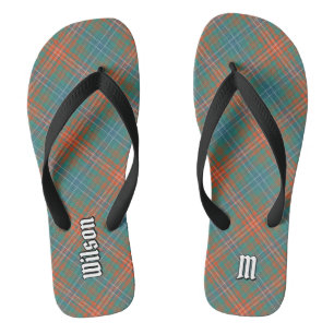 Chinelos Clan Wilson Antigo Tartan