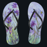 Chinelos Claude Monet - Lilac Irises / Iris Mauves<br><div class="desc">Lilac Irises / Iris Mauves - Claude Monet,  1914-1917</div>
