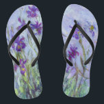 Chinelos Claude Monet - Lilac Irises / Iris Mauves<br><div class="desc">Lilac Irises / Iris Mauves - Claude Monet,  1914-1917</div>