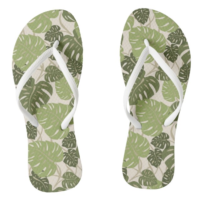 Chinelos Cliff Hanger Havaiana Monstera Leaf (Pé da cama)