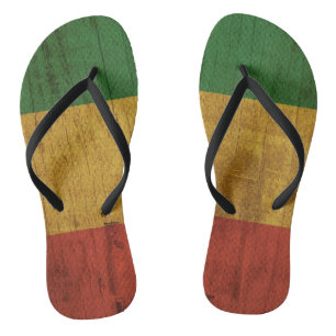 Chinelos com Estampa Rasta