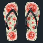 Chinelos com Rosas Vermelhas em Fundo Branco e Pon<br><div class="desc">CHINELOS para MULHERES ou HOMENS com um design personalizado de uma grande rosa vermelha em verde limão por trás de bolinhas brancas - mude a cor do fundo para qualquer uma se você não gosta do verde. Ótimo para vestir em uma festa do KY Derby! Nós temos uma CAMISA, GRAVATA,...</div>