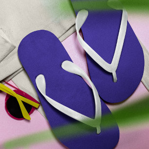 Chinelos Cor simples azul federal ZSolid