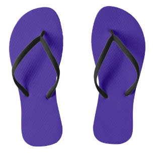 Chinelos Cor sólida - azul-gema - roxo real