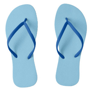 Chinelos Cor Sólido Azul Bebê