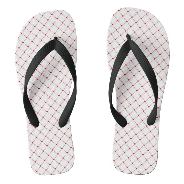 Chinelos Corações delicados (Pé da cama)
