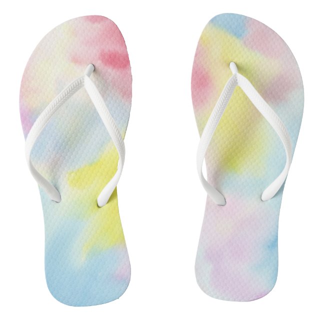 Chinelos Corante Azul Amarelo-Rosa (Pé da cama)