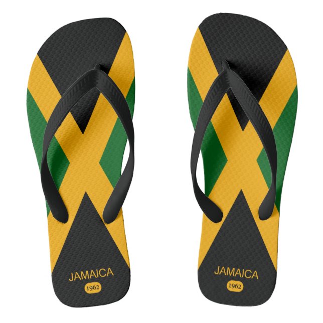 Chinelos CORES de JAMAICA - Tricolors (Pé da cama)