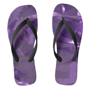 Chinelos Cristal Roxo