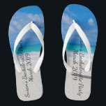 Chinelos Cruzeiro de Praia Tropical de festa de solteira<br><div class="desc">Este design foi criado através da arte digital. Pode ser personalizado clicando no botão personalizar e alterando a cor, adicionando um nome, iniciais ou as suas palavras favoritas. Entre em contato comigo em colorflowcreations@gmail.com se você quiser usar este design em outro produto. Compre minha pintura de acrílico abstrato original para...</div>