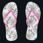 Chinelos Daisy Floral Bride<br><div class="desc">Chinelos nobres e calçado casual.</div>