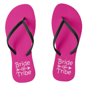 Chinelos de Bridesmaids engraçados da Noiva Tribe