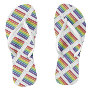 Chinelos de Casamento com Gay de Orgulho de Bolo d