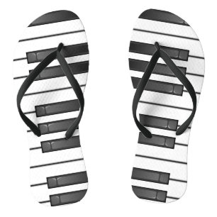 Chinelos de Design de teclado para piano