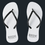 Chinelos de Festa de Madrinha de casamento da Equi<br><div class="desc">Personalize o texto personalizado acima. Você pode encontrar itens de coordenação adicionais na nossa coleção "Para Noiva de Equipe".</div>