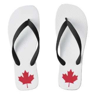 Chinelos de Folha de Mapeamento do Canadá