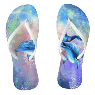 Chinelos de golfinhos casais