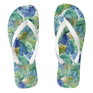 Chinelos de Impressão tropical
