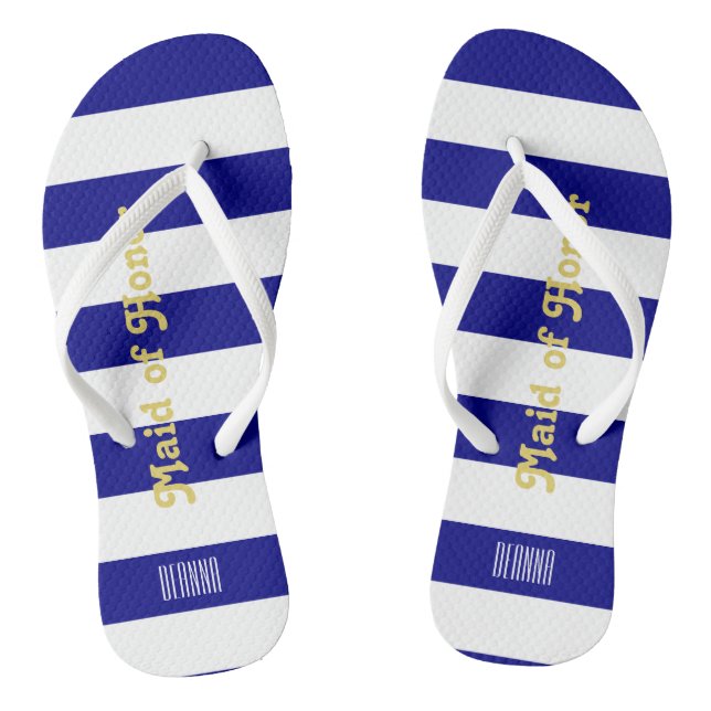 Chinelos de Madrinha de casamento personalizados - (Pé da cama)