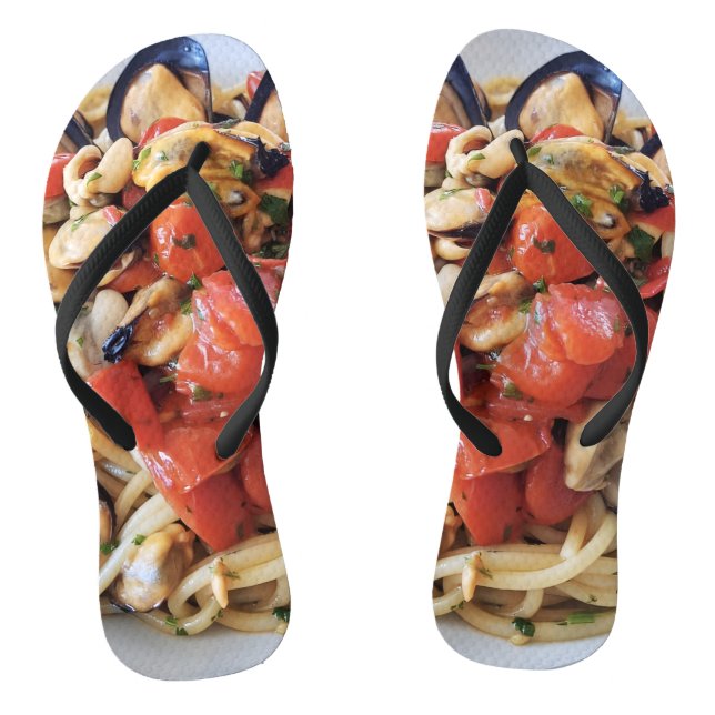 Chinelos de massas italianas - Andar com sabor (Pé da cama)