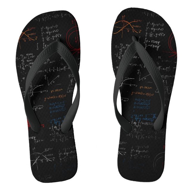 Chinelos de matemática (Pé da cama)