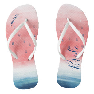 Chinelos de melancia Festa de casamento Sandals