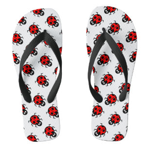 Chinelos de padrão Ladybird