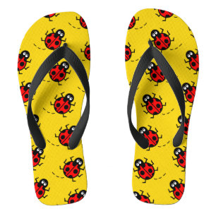 Chinelos de padrão Ladybird