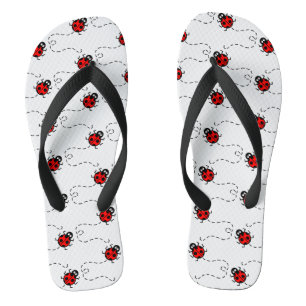 Chinelos de padrão Ladybird