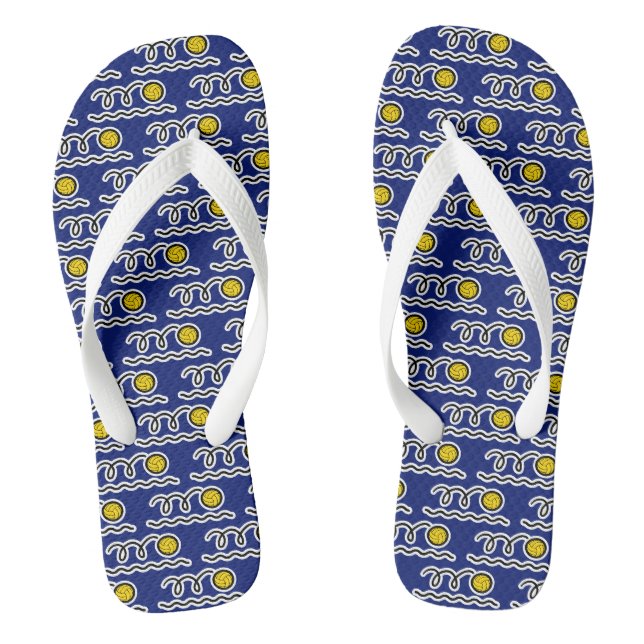 Chinelos de piscina de bola de pólo aquático ou ch (Pé da cama)