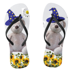 Chinelos de Urso Brancos