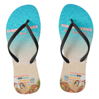 Chinelos de Verão Estéticos para Homens na Praia