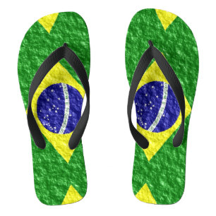 Chinelos Design de Sinalizador Brasileiro