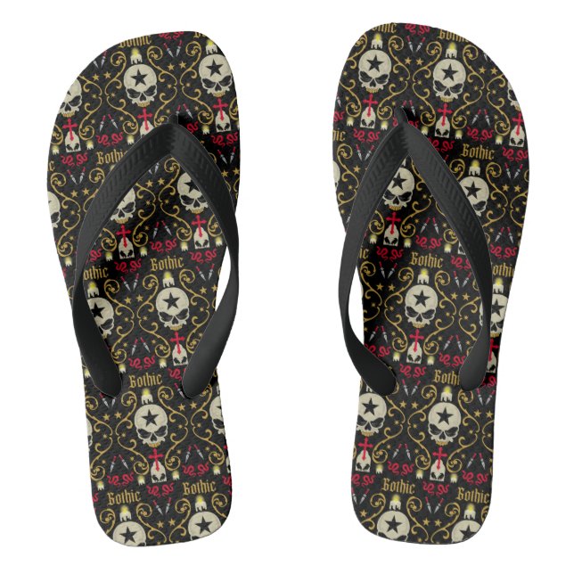 Chinelos Dia do gótico 22 de maio (Pé da cama)