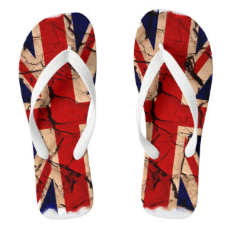 Chinelos Dirty Vintage Reino Unido Union Jack