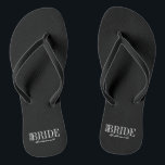 Chinelos do Partido Bridal da Bridesmaid da Equipe<br><div class="desc">Personalize o texto personalizado acima. Você pode encontrar itens de coordenação adicionais na nossa coleção "Para Noiva de Equipe".</div>